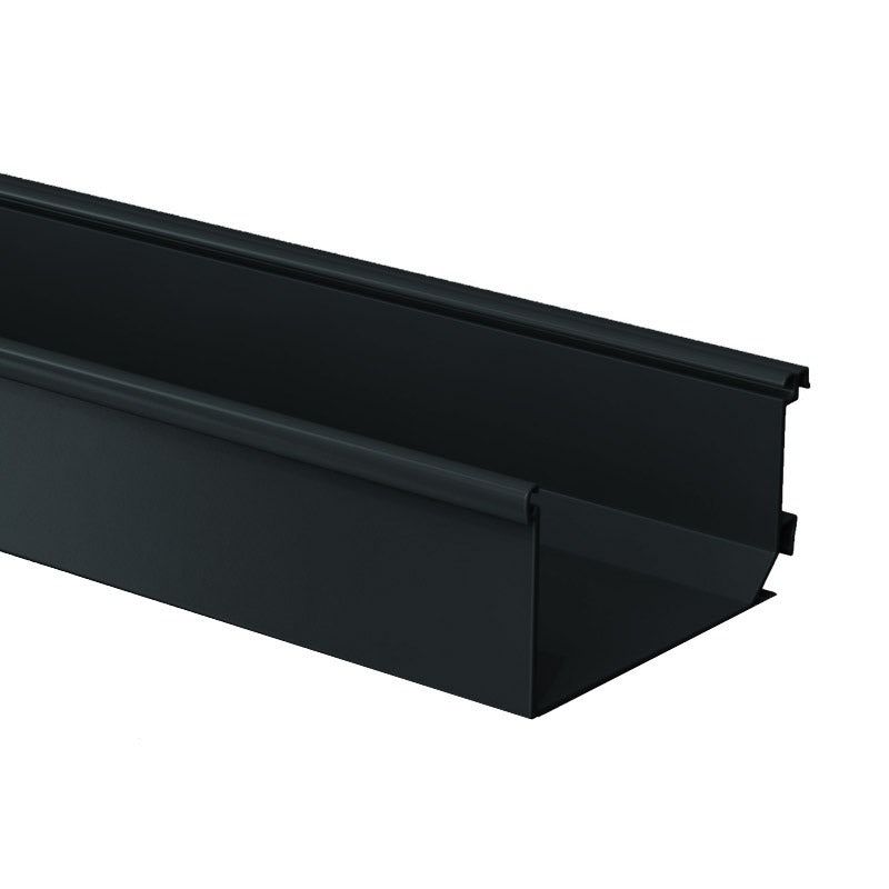 Product image for Alumasc Aqualine 120mm x 80mm Box Running Outlet 75mm - Black