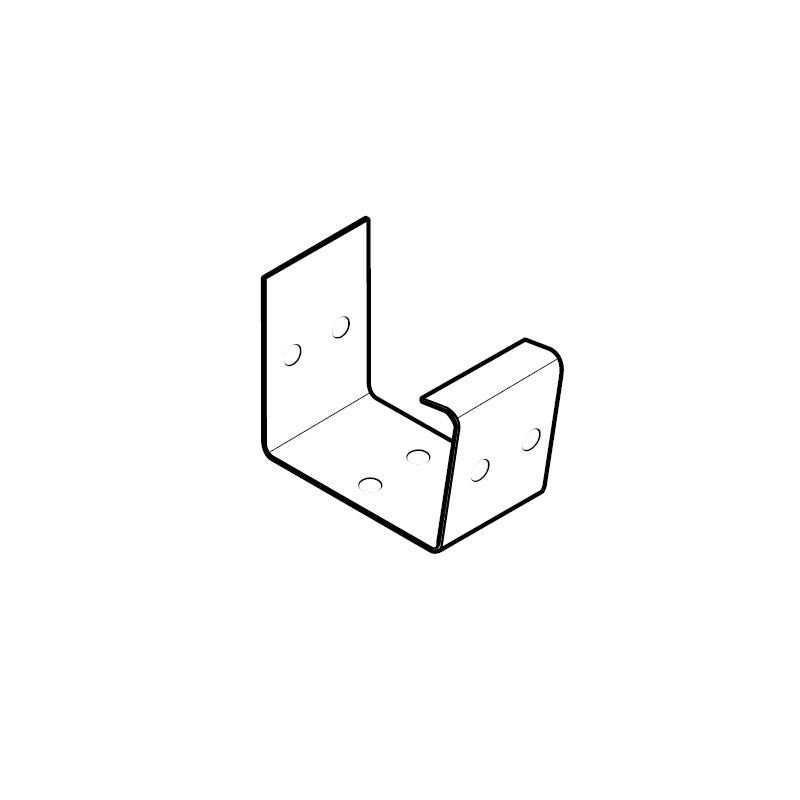 Product image for Alumasc GX Smooth Union Clip in White - 140mm x 100mm