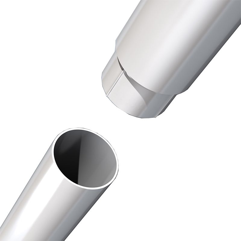 Product image for Alumasc Flushjoint Circular 92.5dg 2 Piece 1000mm Offset 100mm - Metallic Silver