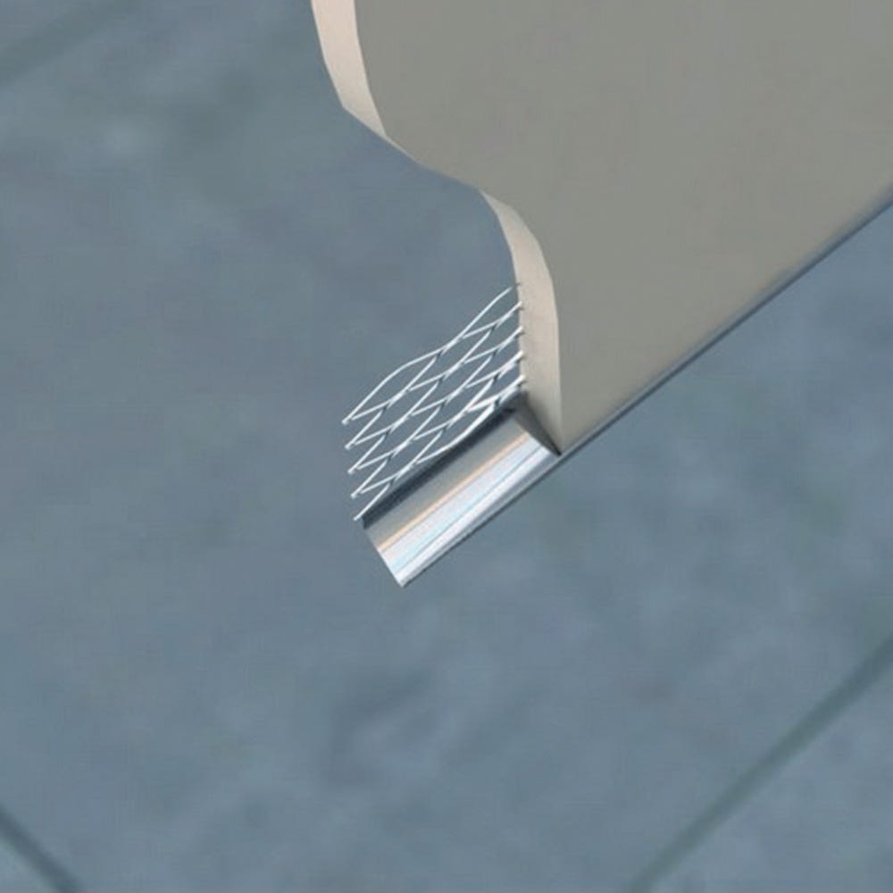 Image of 20mm Speed Pro External Render Drip Bead Stainless Steel 3000mm (508) Pack Of 10