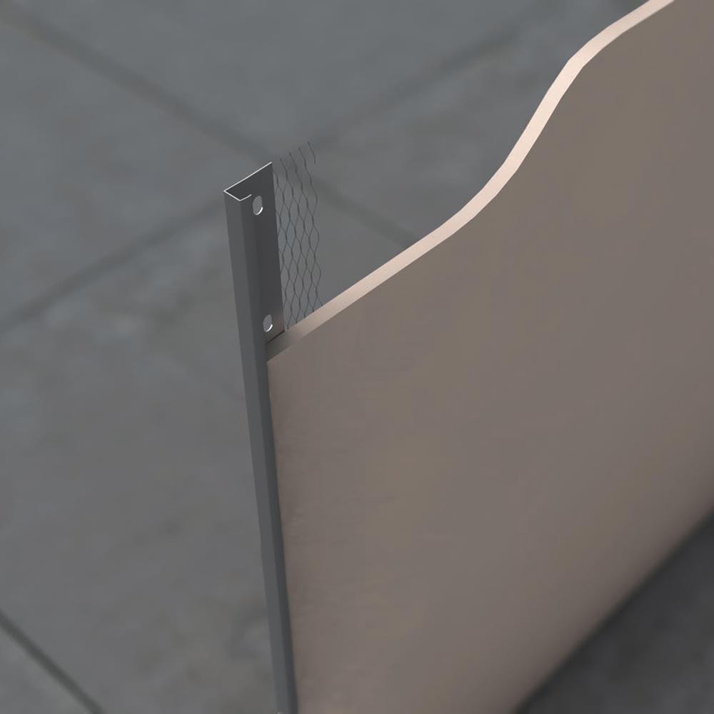 Image of 20mm Speed Pro External Render Stop Bead Stainless Steel 3000mm (507) Pack Of 10