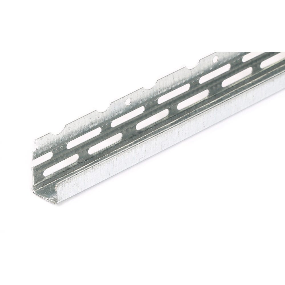 Product image for 13mm Speed Pro Plasterboard Edge Bead Galvanised 3000mm (568) Pack Of 50