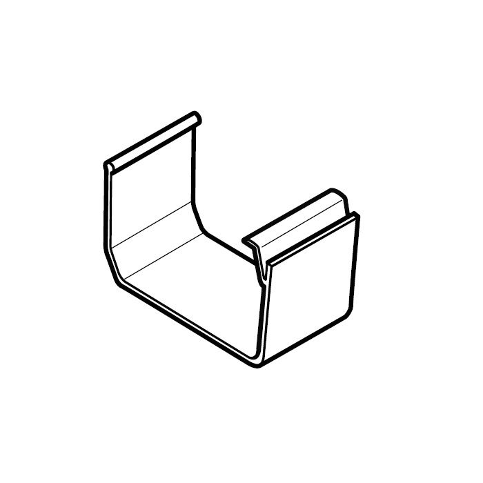 Product image for Alumasc Aqualine Box Fascia Bracket in White - 140mm x 100mm