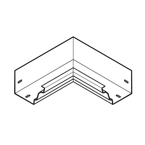 Image of Alumasc GX Moulded 90dg Internal Angle in Black - 160mm x 100mm