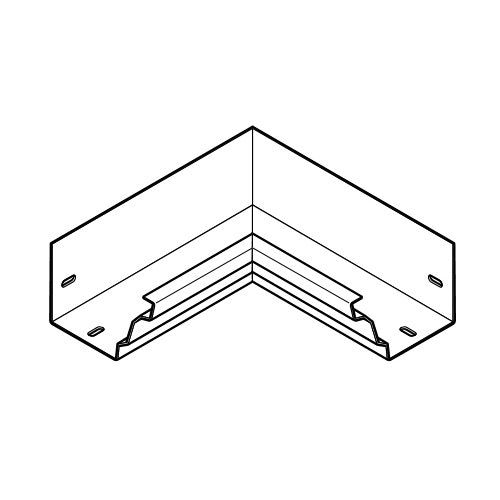 Image of Alumasc GX Moulded 90dg Internal Angle in Graphite Grey - 140mm x 100mm