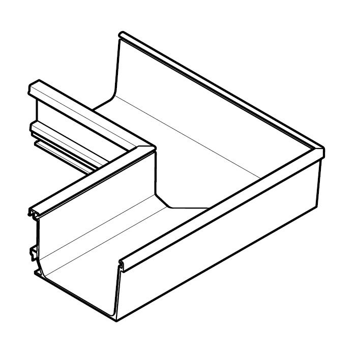 Product image for Alumasc Aqualine Box 90dg External Angle in White - 120mm x 80mm
