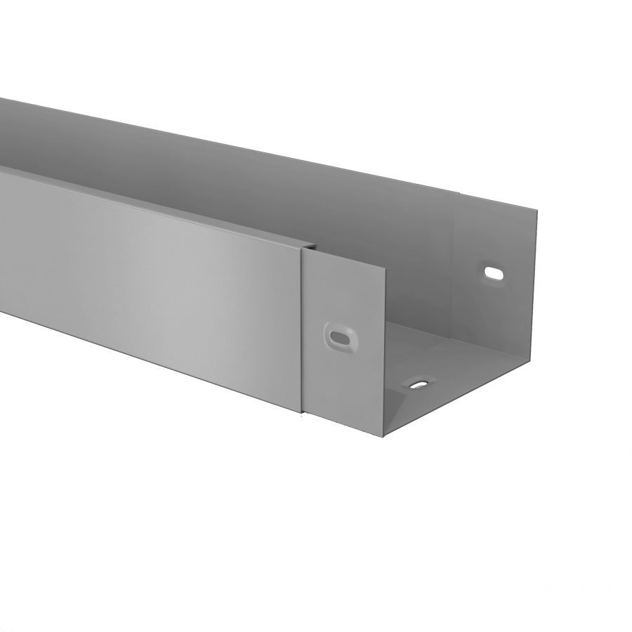 Product image for Alumasc GX Joggle 3 Metre Gutter Assembly in Agate Grey - 180mm x 125mm