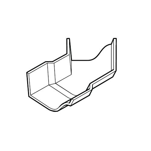 Product image for Aluminium Victorian Ogee 135 Degree Ext Angle 100mm - Textured Black
