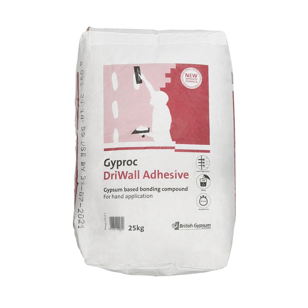Product image for British Gypsum Gyproc Driwall Adhesive 25kg