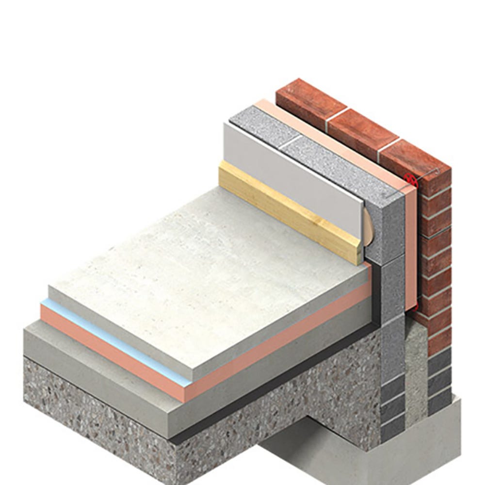 Product image for Kingspan Kooltherm K103 Floorboard 2400mm x 1200mm 70mm (4 Boards)
