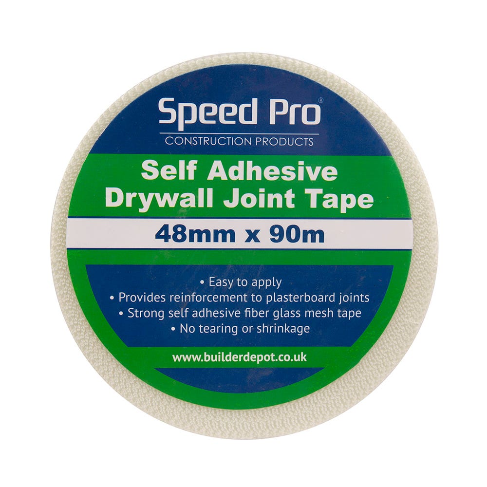 Product image for 50mm Speed Pro Self Adhesive Drywall Joint Scrim Tape 90m