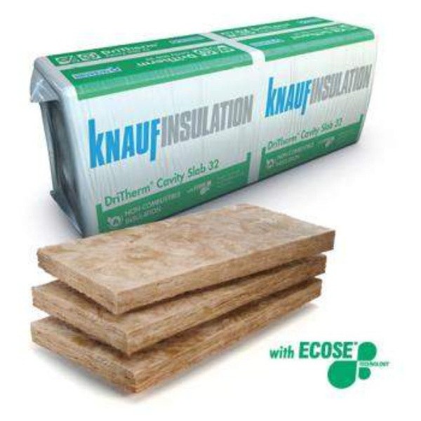 Product image for Knauf Dritherm Cavity Slab 32 (455mm x 1200mm) 125mm