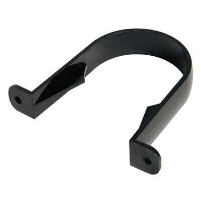 Image of Round Downpipe Clip 68mm Black