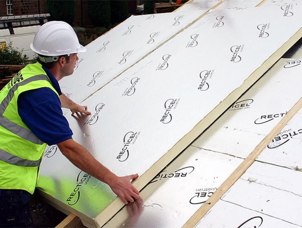 Product image for Recticel General Purpose PIR Insulation 2400 x 1200mm (All Sizes) 30mm