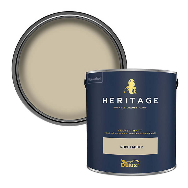 Product image for Dulux Heritage Rope Ladder Velvet matt Wall paint, 2.5L