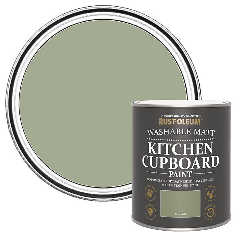 Product image for Rust-Oleum Bramwell Matt Kitchen Cupboard paint, 750ml