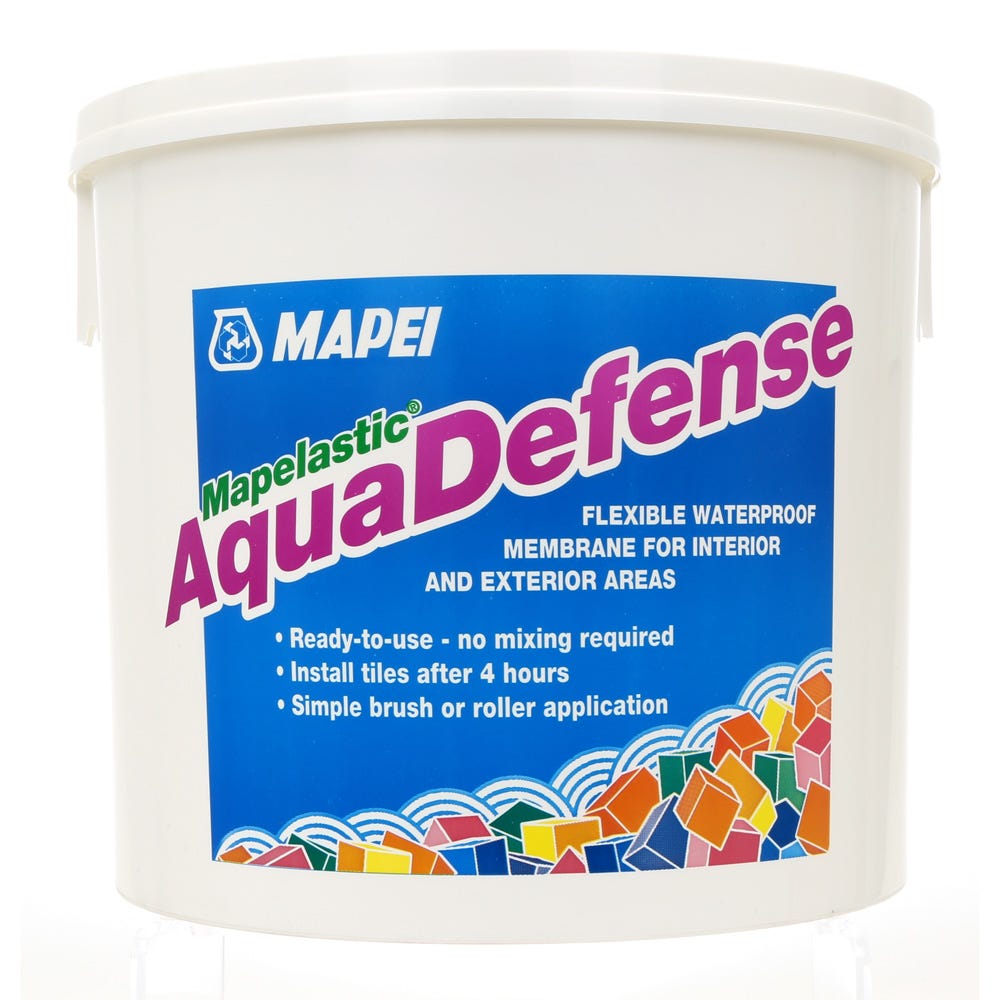 Product image for Mapei Mapelastic Aquadefense Liquid Rubber Waterproofer 15kg