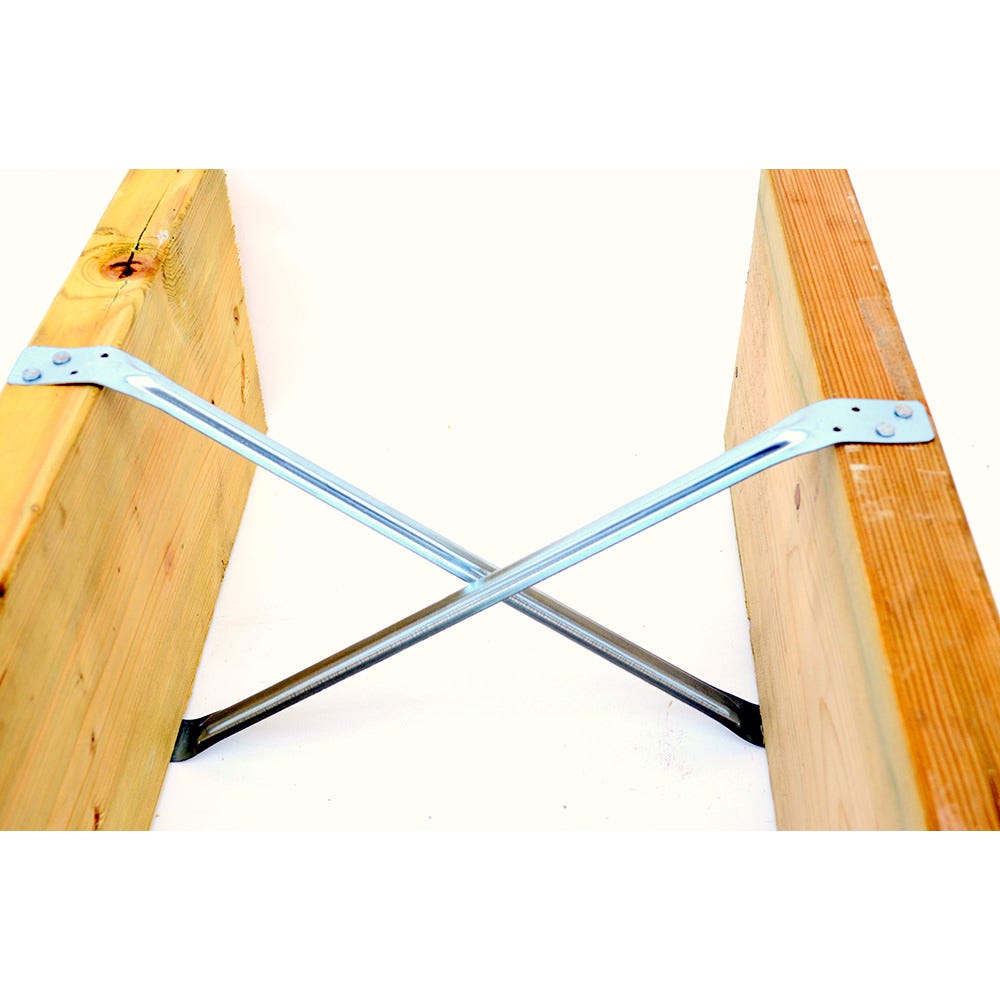 Product image for 480mm Speed Pro Herringbone Joist Strut For 400mm Centres Pack Of 50