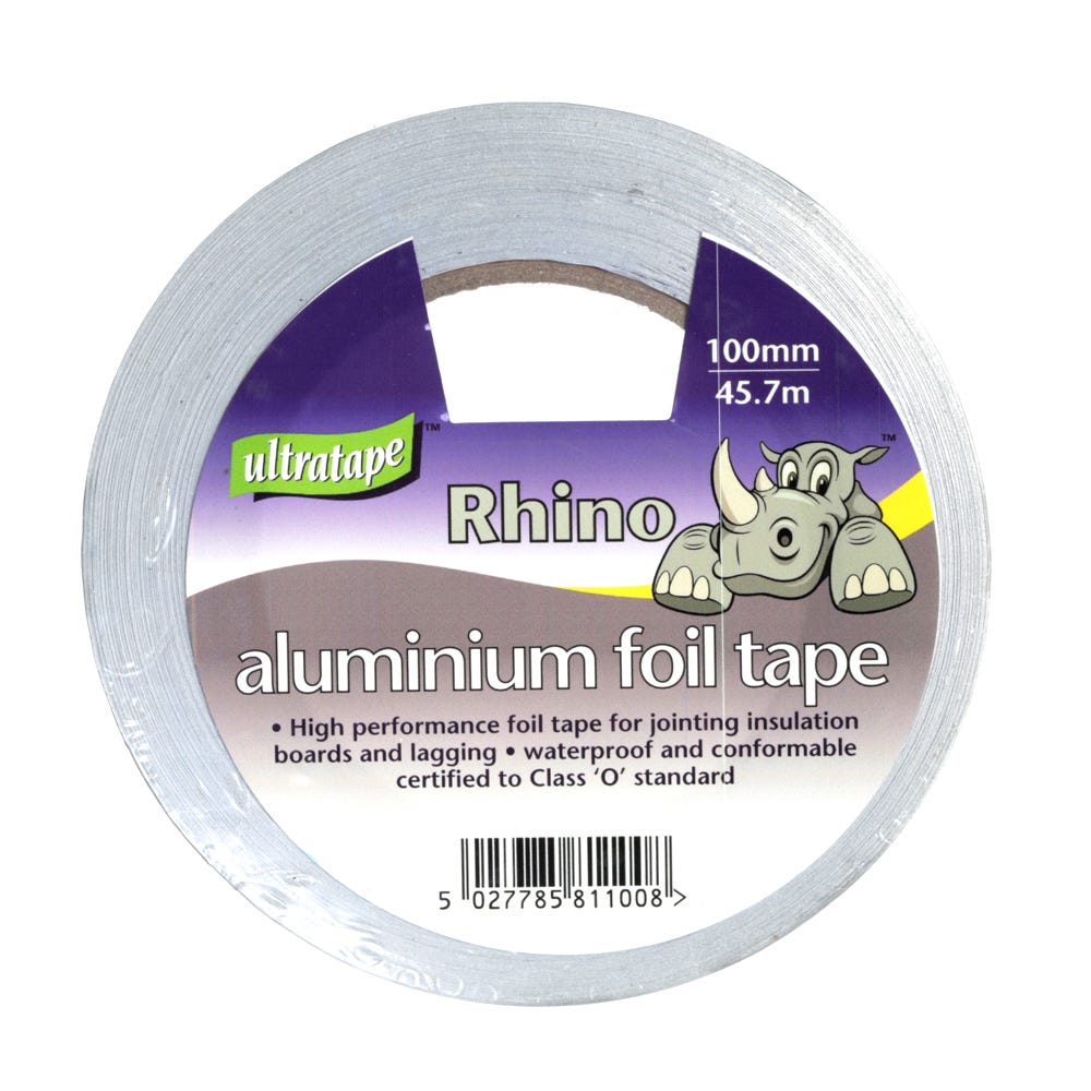 Product image for Aluminium Foil Tape 45.7m X 100mm