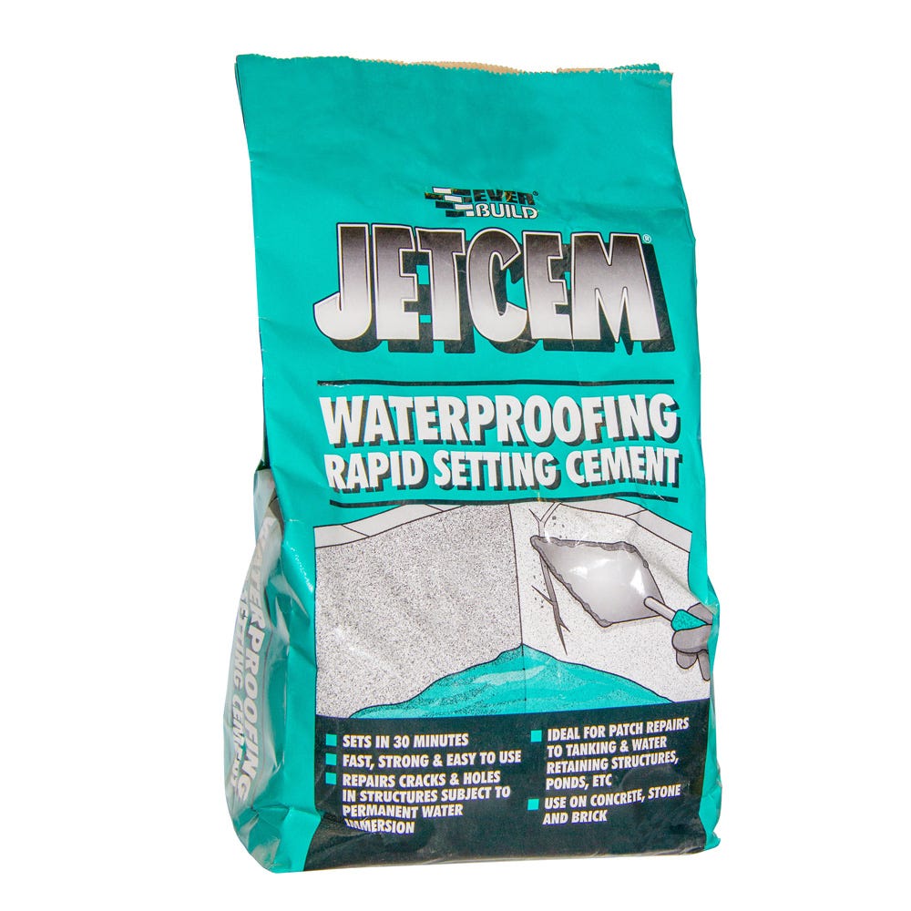 Product image for Jetcem Waterproofing Rapid Setting Cement 3kg