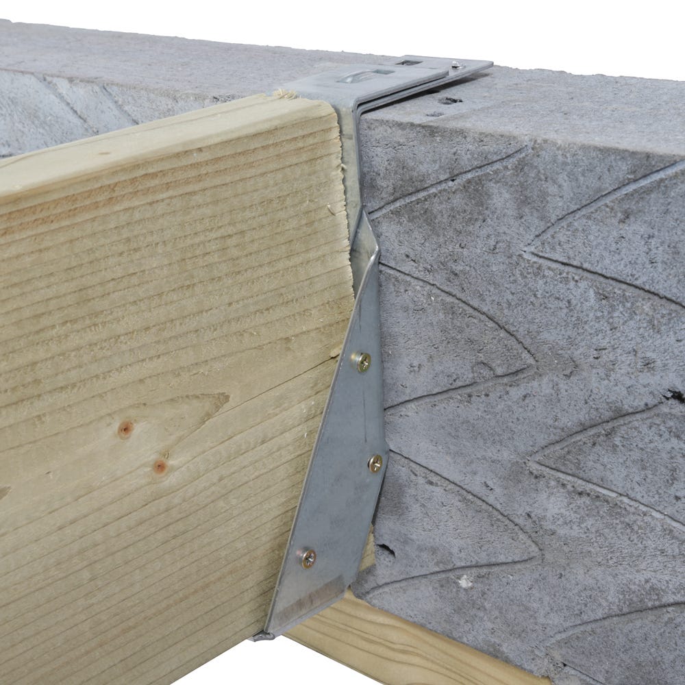 Product image for 47mm X 200mm Speed Pro Masonry Joist Hanger Galvanised