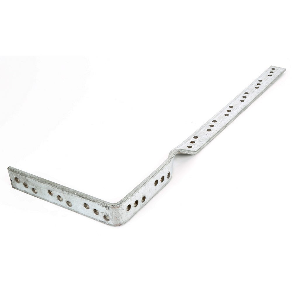 Product image for 1000mm Speed Pro HD Restraint Strap Bent At 150mm Twist At 100mm Galvanised 4mm X 27.5mm