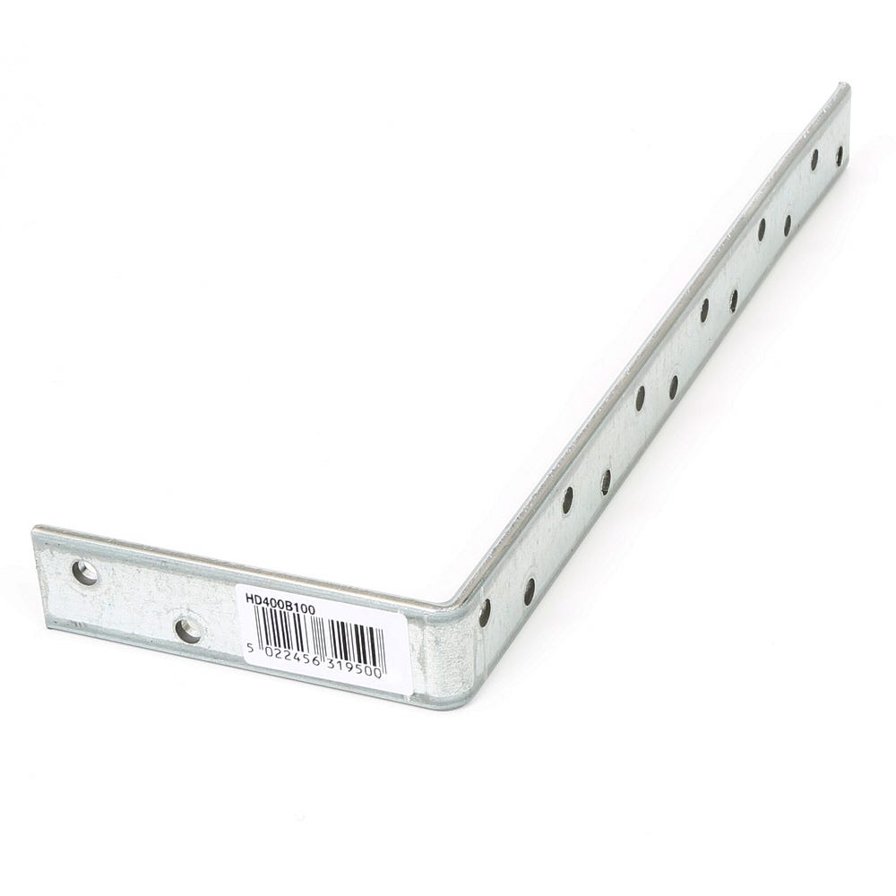 Image of 1200mm Speed Pro Light Duty Restraint Strap Bent At 100mm Galvanised 2.4mm X 27.5mm
