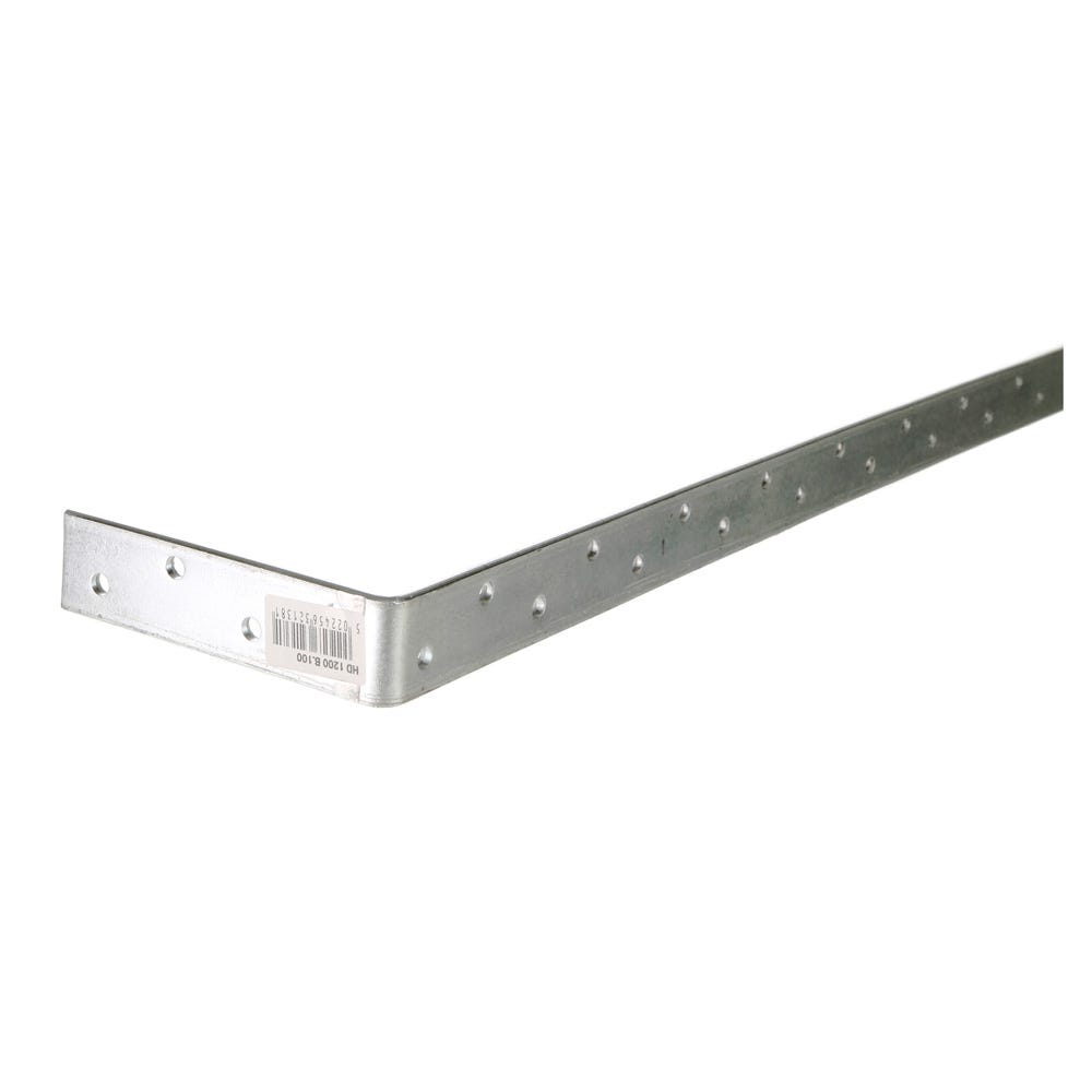 Image of 1200mm Speed Pro Heavy Duty Restraint Strap Bent At 100mm Galvanised 4mm X 27.5mm