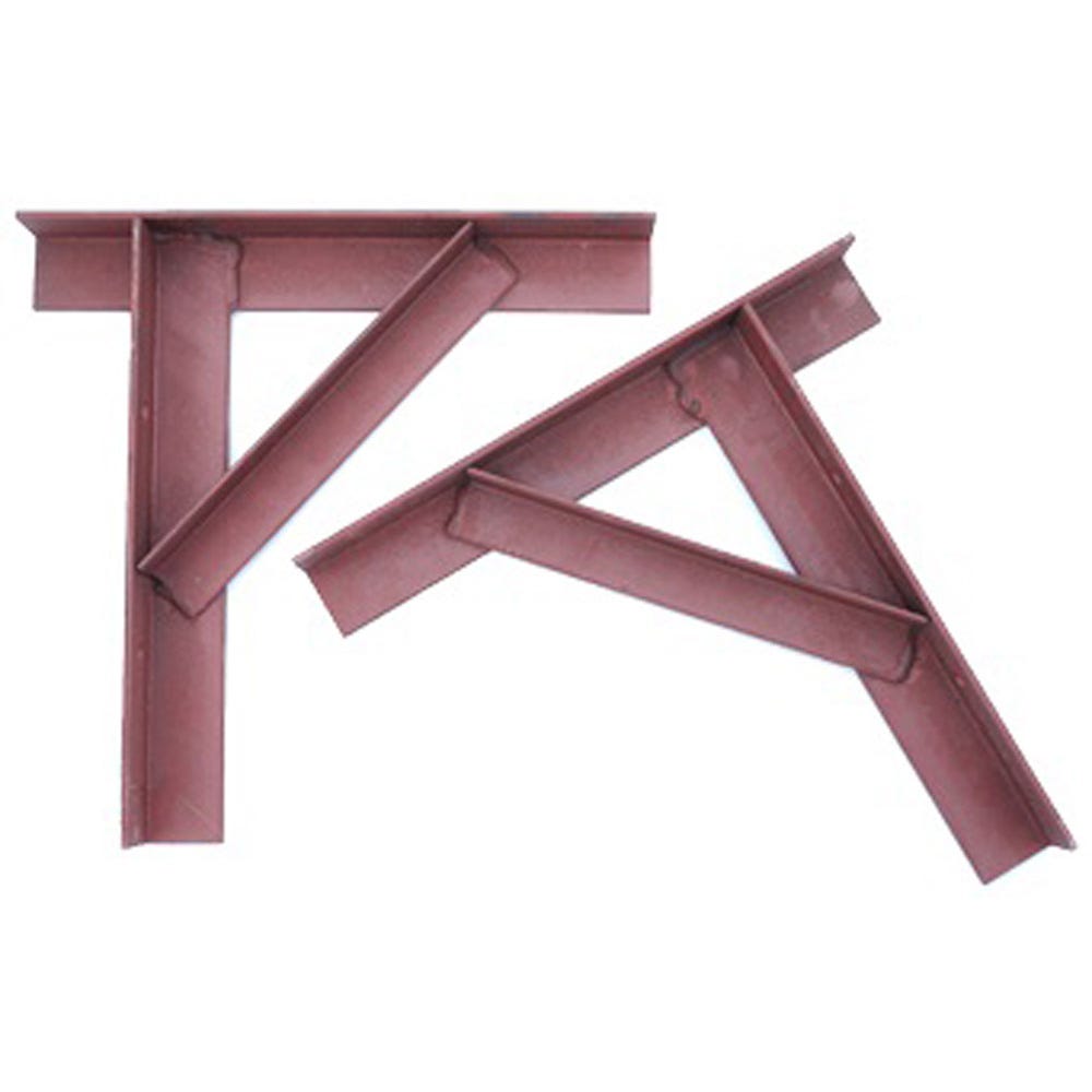 Product image for 50mm X 50mm Gallow Bracket Chimney Support 1 Pair