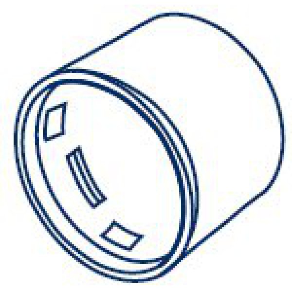 Product image for Ridgiduct 125mm Black Coupler RBC125