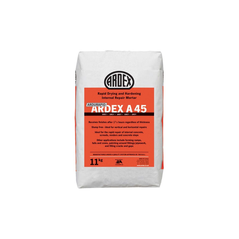 Product image for Ardex A45 Rapid Drying Repair Mortar 11kg