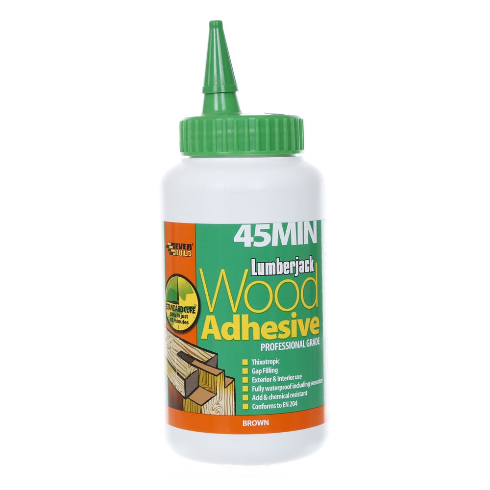 Image of Lumberjack 45 Minute Polyurethane Wood Adhesive Liquid 750g
