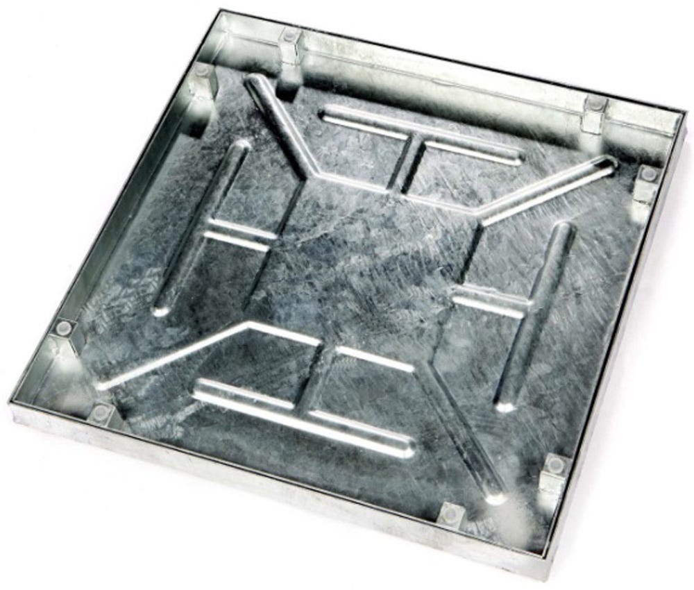 Product image for 600mm X 600mm Clark-drain 5T GPW Recessed Cover & Frame Locking Screws Concrete Infill