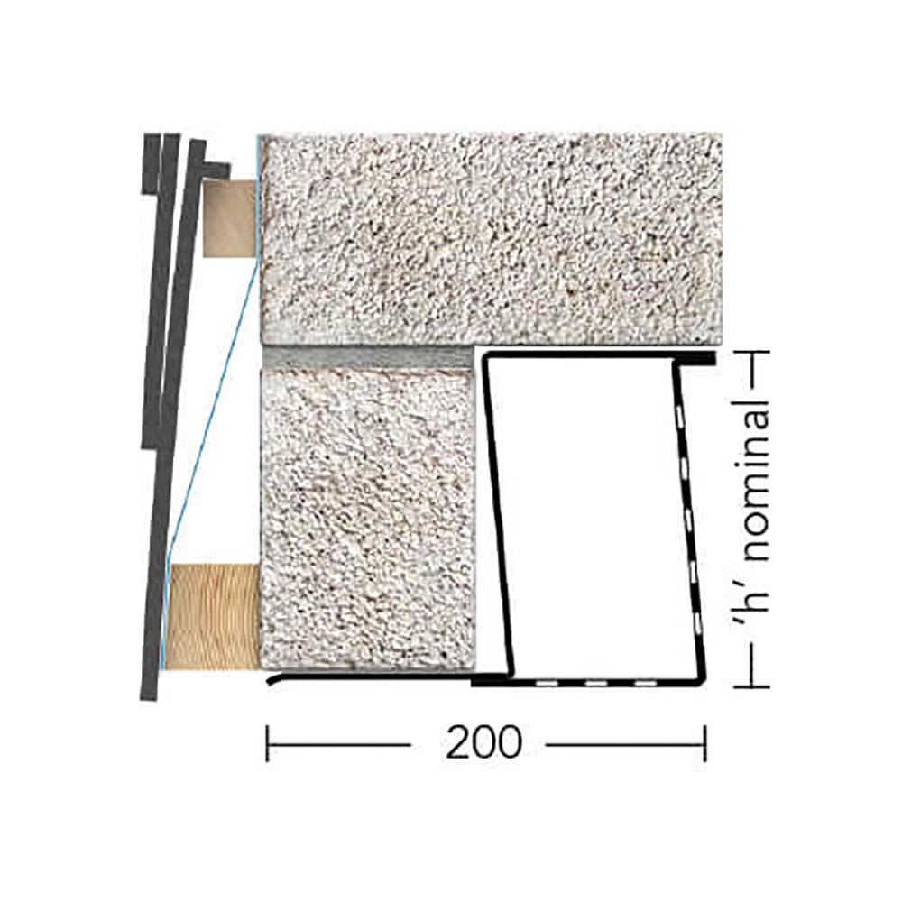 Product image for IG Standard Box 200 Steel Lintel 4200mm