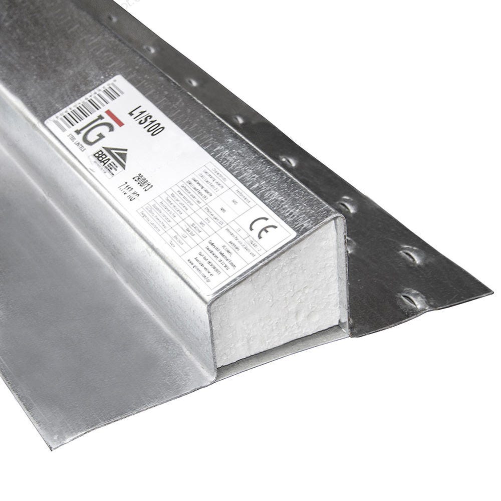 Product image for IG L1/S 100 90-105mm Steel Cavity Lintel 1050mm