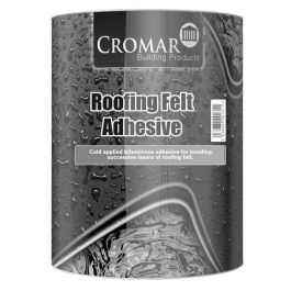 Product image for Cromar Bituminous Roofing Felt Adhesive 5L
