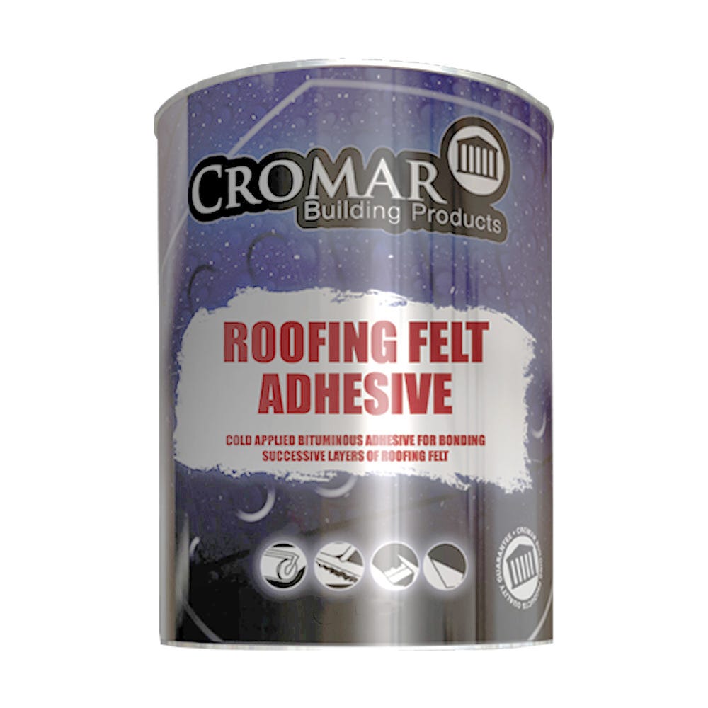 Product image for Cromar Bituminous Roofing Felt Adhesive 25L