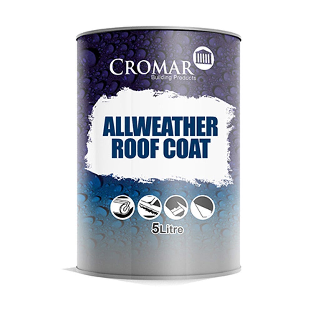 Image of Cromar Bituminous All Weather Roof Coat 5L