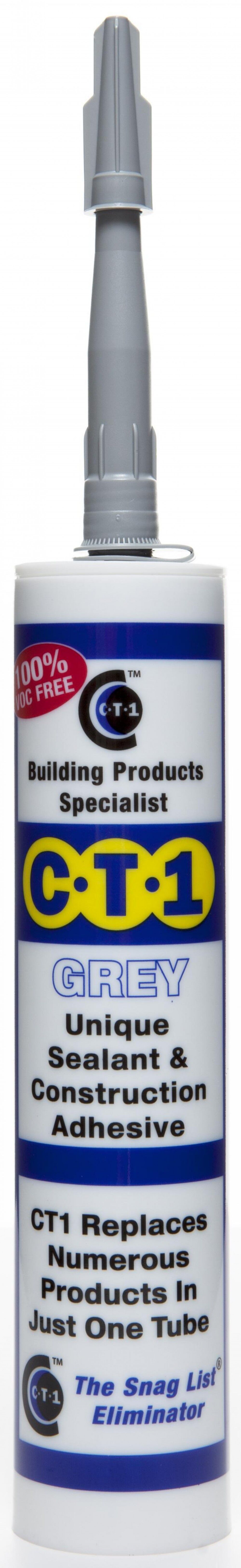 Product image for CT1 Sealant & Construction Adhesive Grey 290ml
