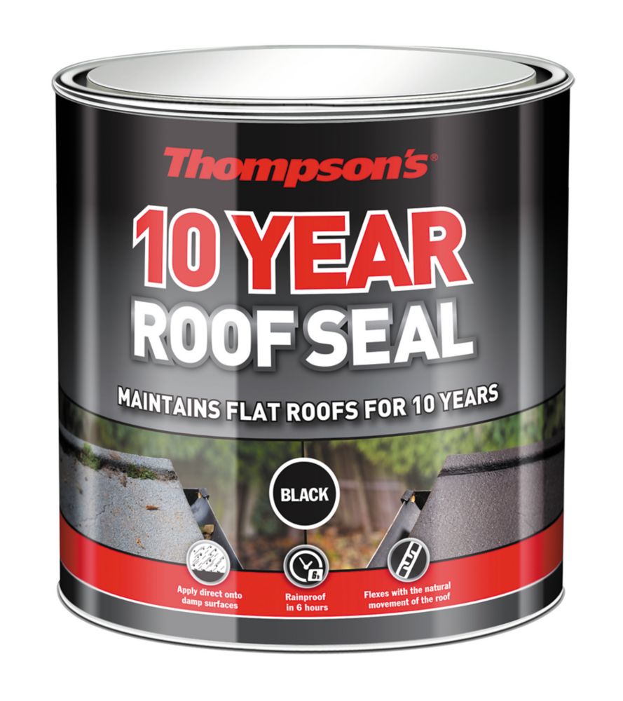 Product image for Thompsons 10 Year Roof Seal - Black 4l