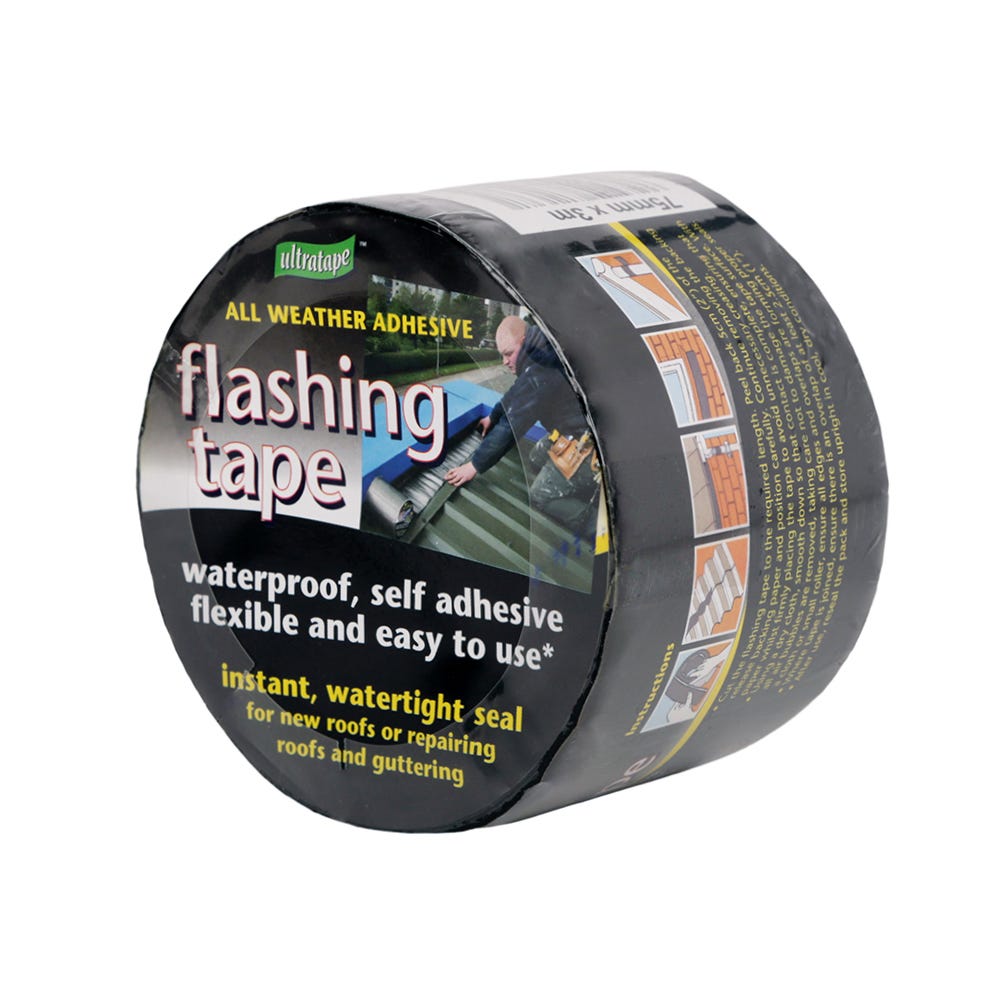 Product image for Pro Self Adhesive Flashing Tape 75mm X 3m