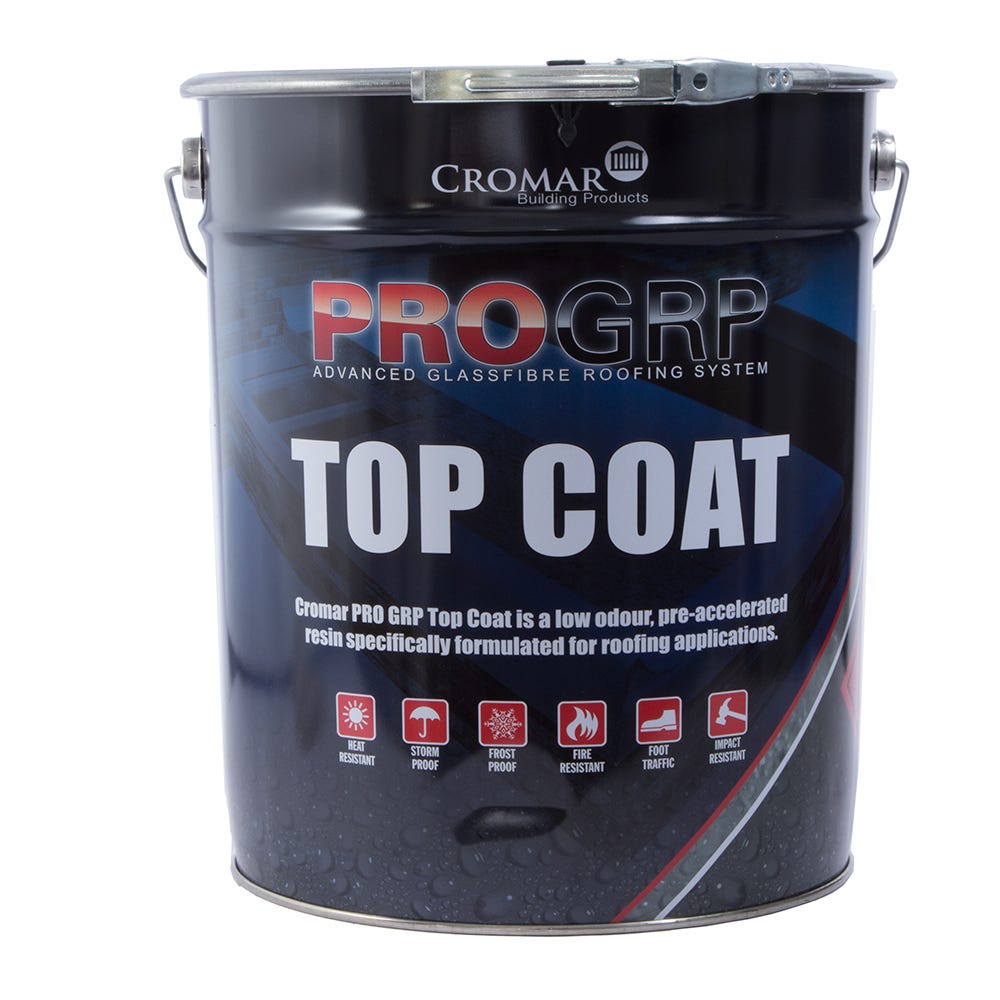 Product image for Cromar Pro GRP Roofing Top Coat 20kg