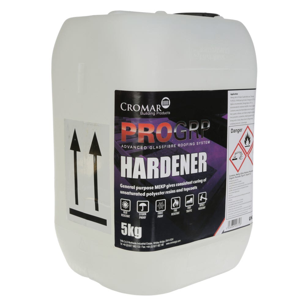 Product image for Cromar Pro GRP Top Coat Hardener Catalyst 5kg