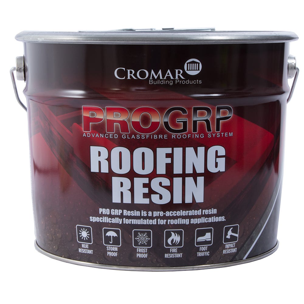 Product image for Cromar Pro GRP Roofing Resin 10kg