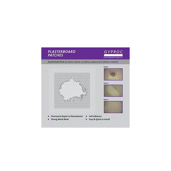 Product image for Gyproc Plasterboard Patch Assorted Pack