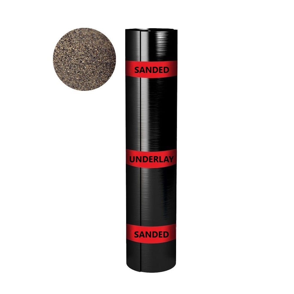 Product image for 1000mm X 16m Torch On Sanded Underlay Bicroelast HMP SBS