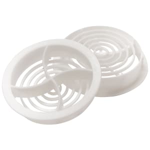 Product image for 70mm Round Soffit Vent White