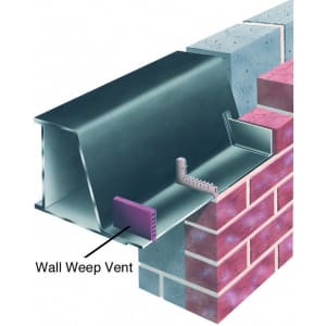 Product image for 10mm X 65mm Cavity Wall Weep Vent Black