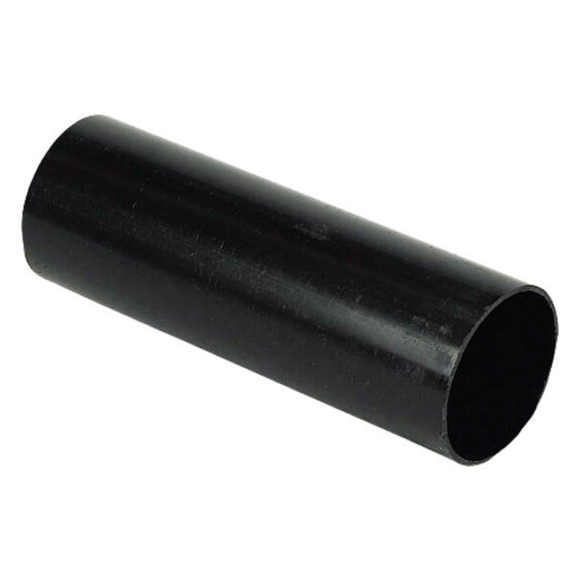 Image of Round Downpipe 2.5m Pipe Black 68mm