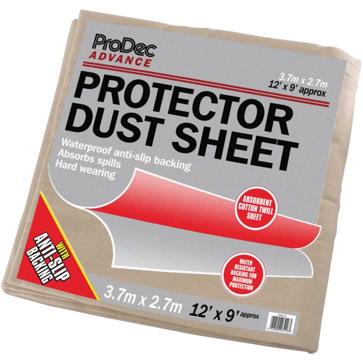Product image for Prodec Polythene Dust Sheet 12' X 9'